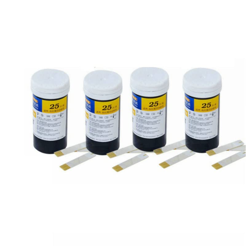 100pcs Hemoglobin Strips + 100pcs Lancets R3388