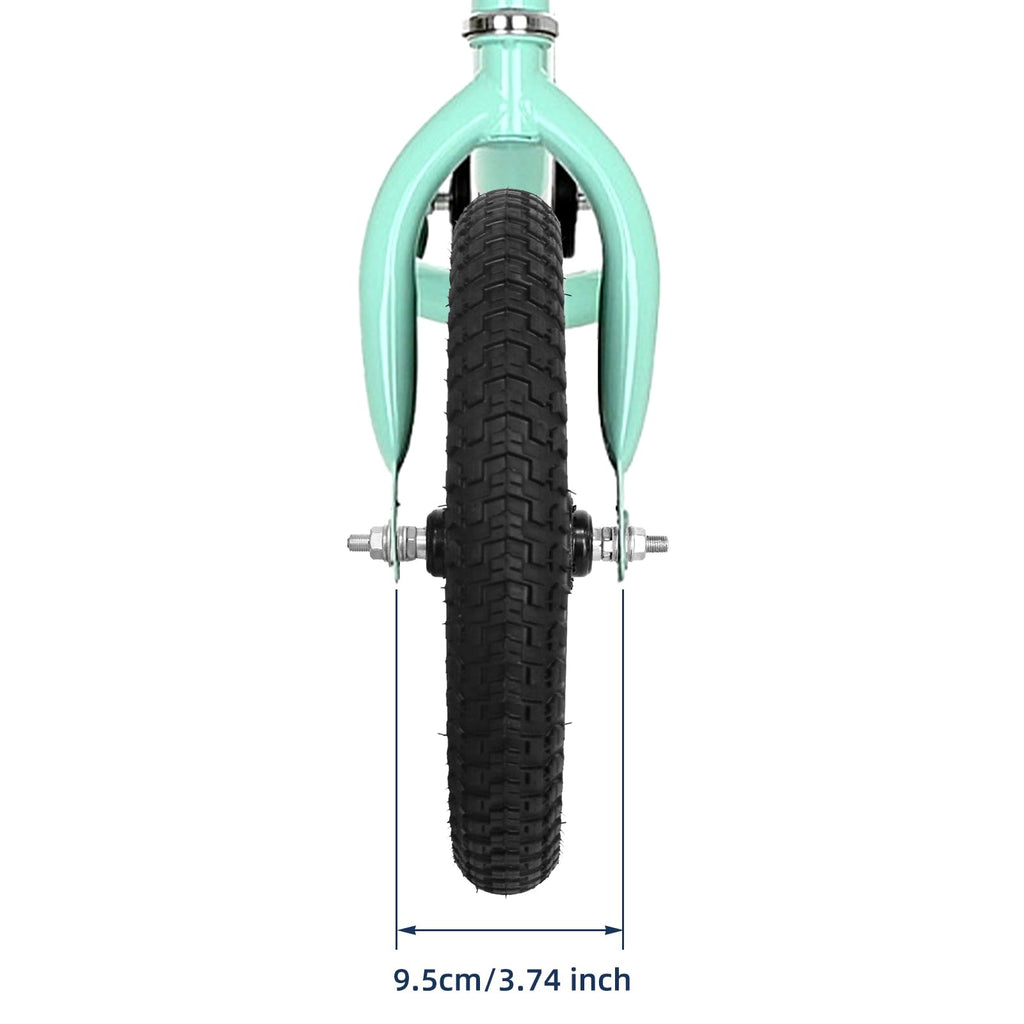 Kids Bike Front Wheels Replacement with Solid Air Rubber Tire and Inner Tube P851308