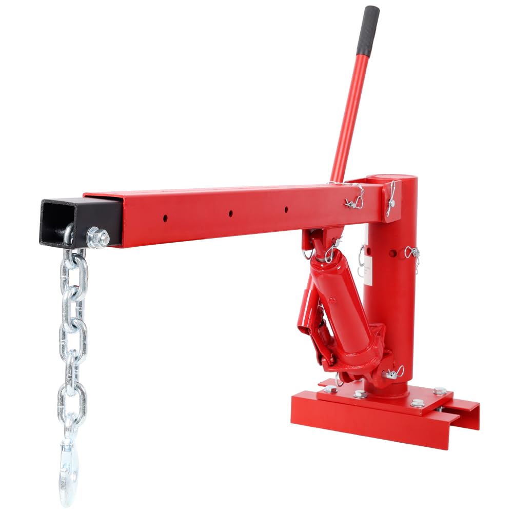 1000lbs Capacity Hydraulic Truck Bed Crane with 360° Swivel Base K54148
