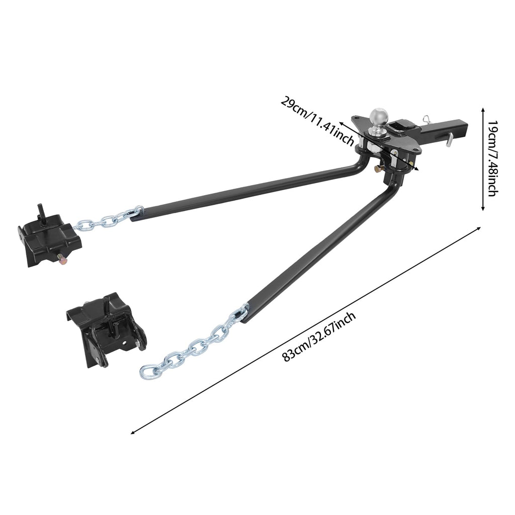 14000Lbs Weight Distribution Hitch with Sway Control S3213