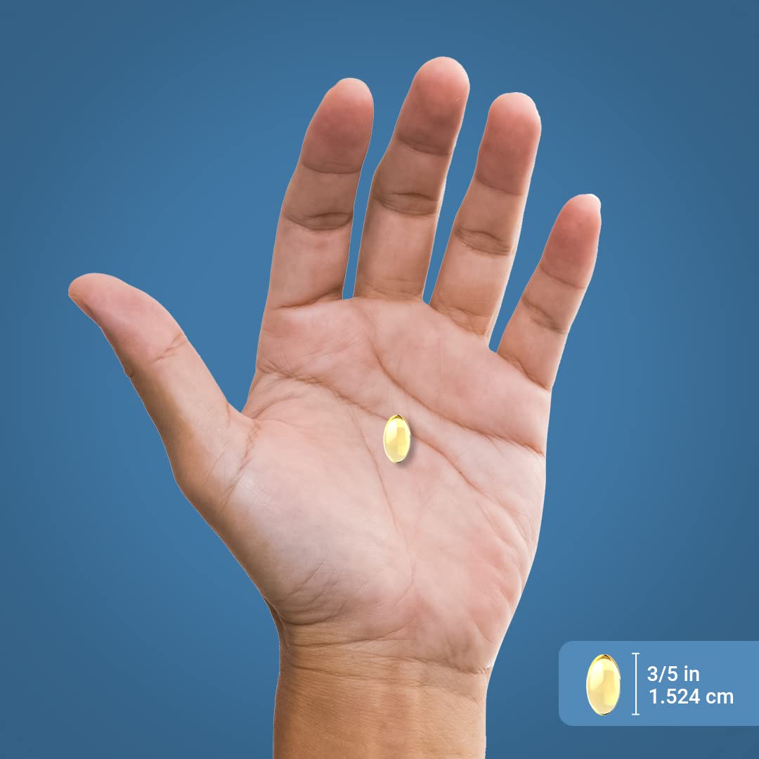 Fish Oil Omega 3 Supplement 1340 mg 200 Mini Softgels B96112