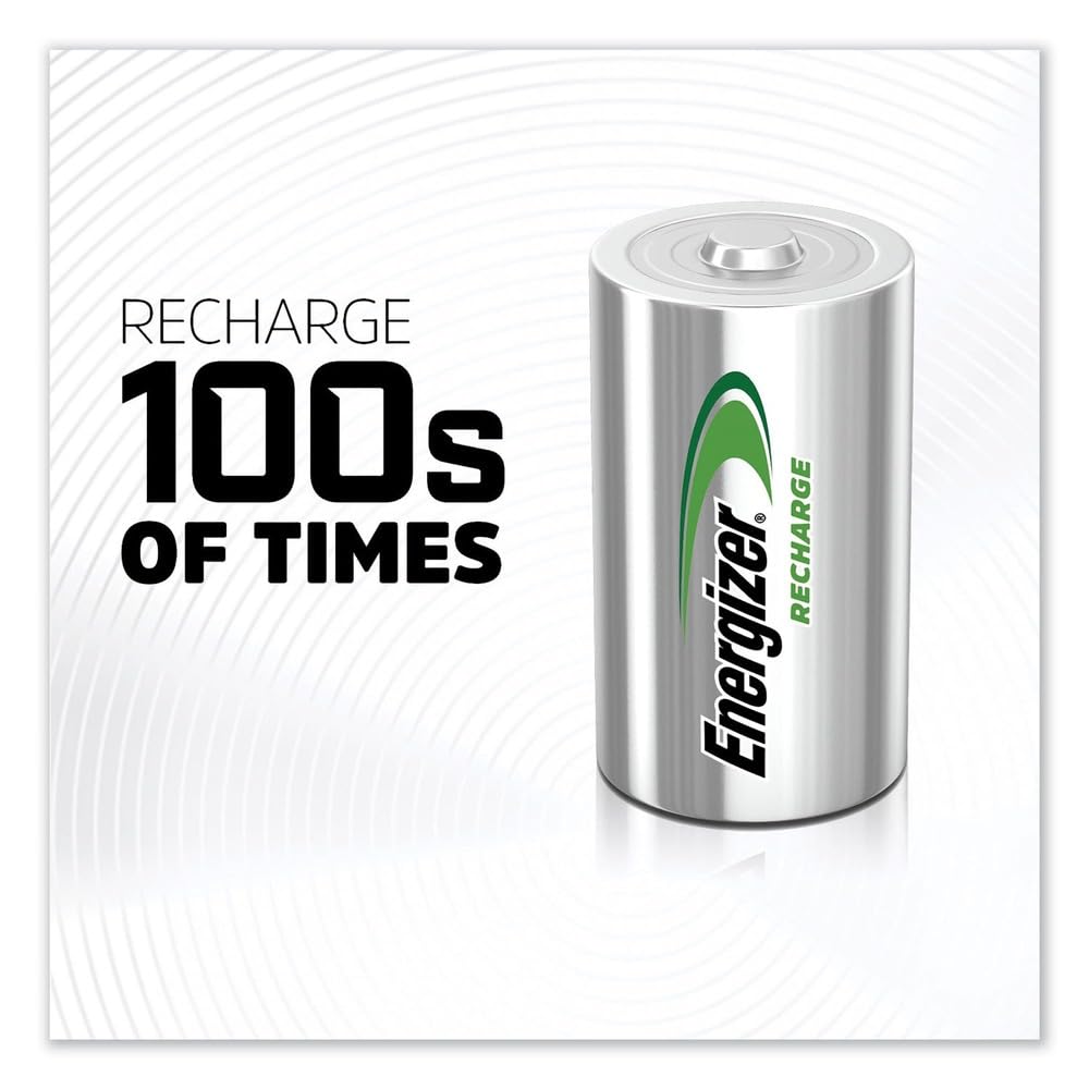 Rechargeable D Batteries 2-Count Pack of 2 A179098