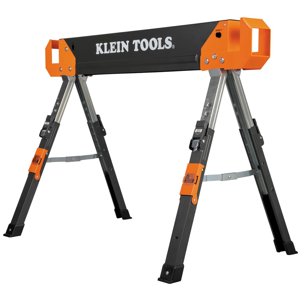 Folding Sawhorse 26-Inch to 32-Inch Adjustable Height 1-Pack C22172