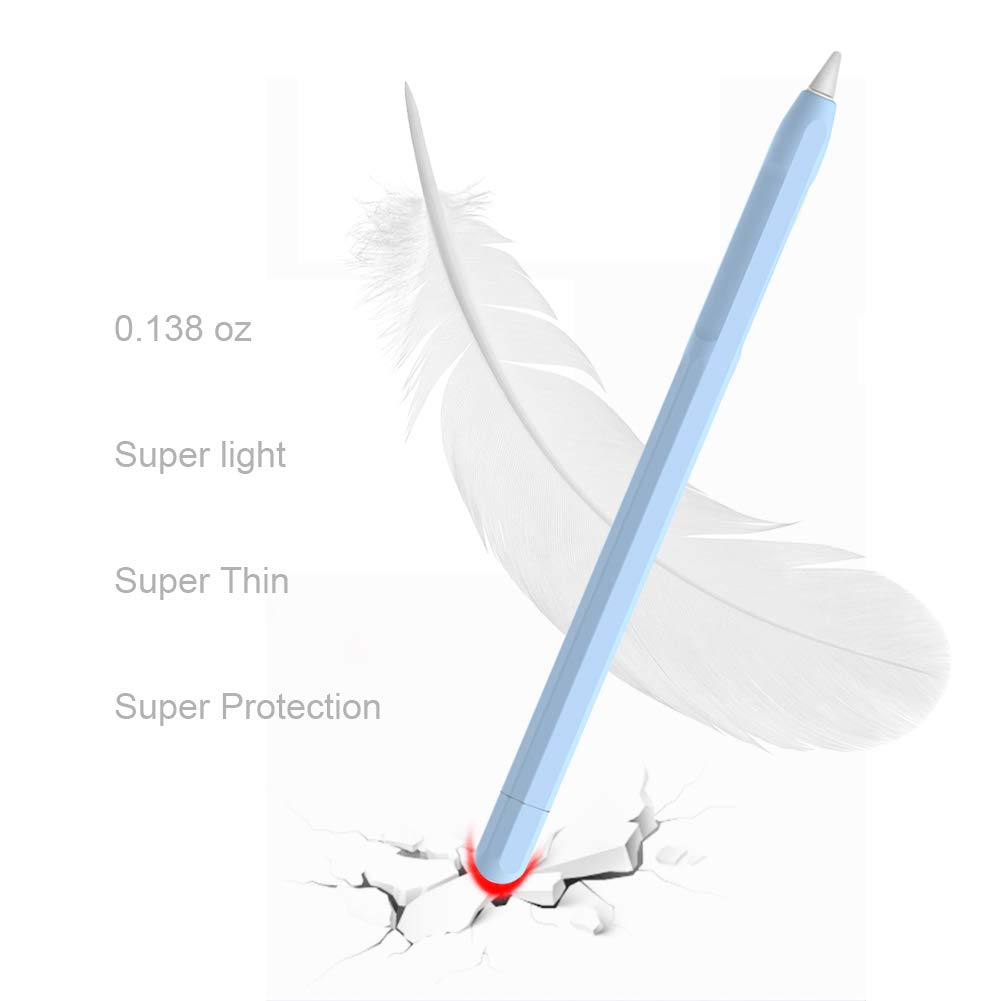 Blue Apple Pencil Case with Nib Cover L526