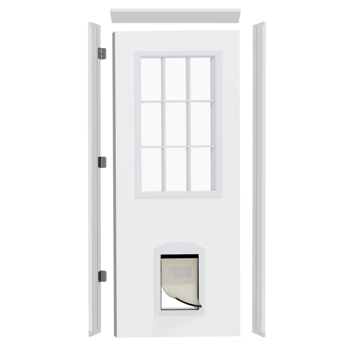 36" x 80" Front Door Slab with Prehung Door Jamb T878