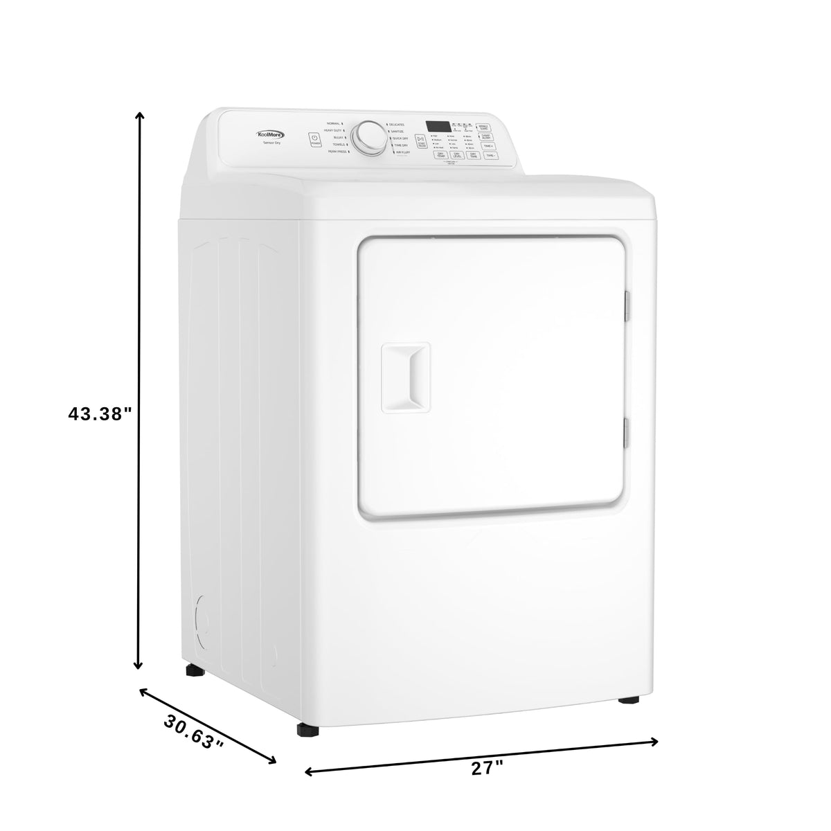 27-Inch 7.0 Cu. Ft. Electric Front Load Dryer D21023