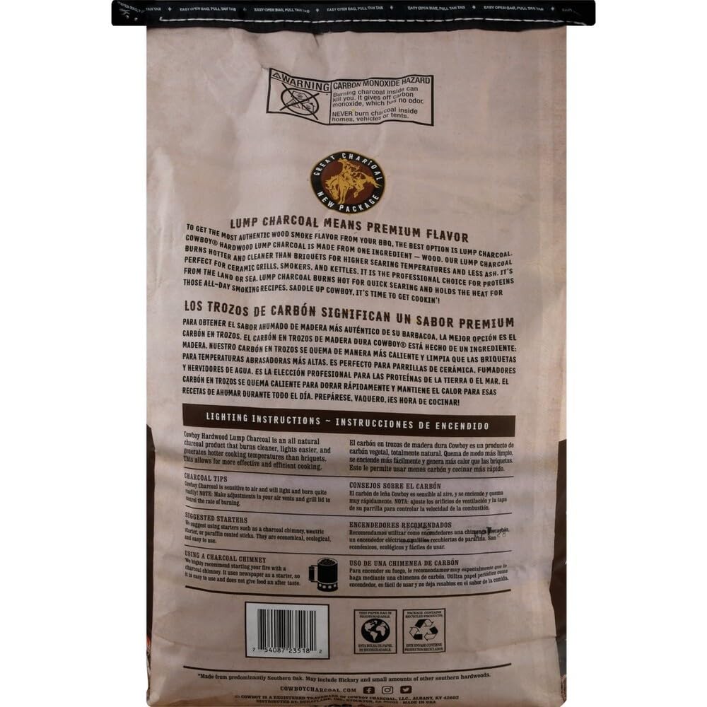 Hardwood Lump Charcoal, 18 lb K490257