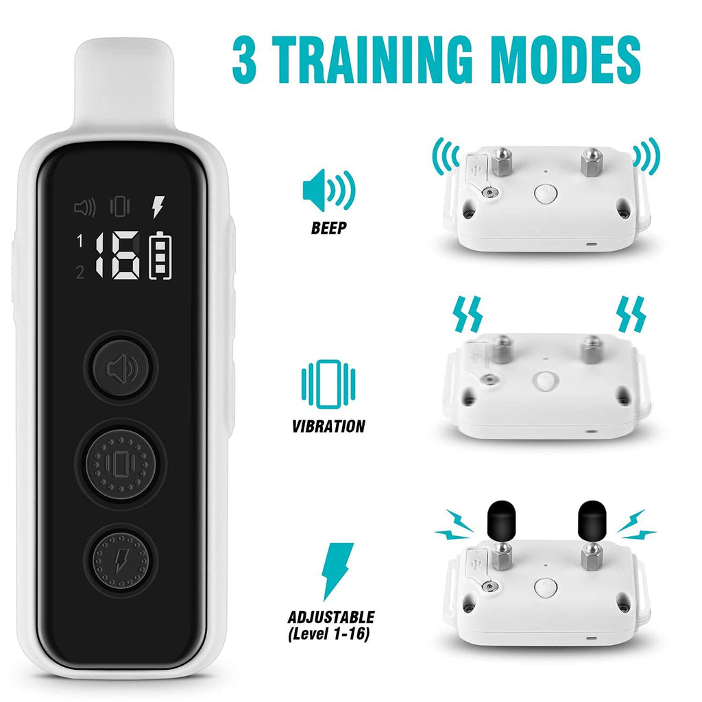 Waterproof Rechargeable Electric Dog Training Collar with Remote Q738718