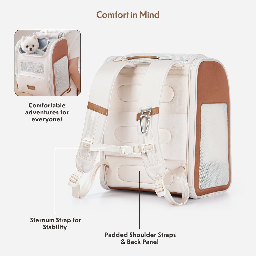 Tan Pet Backpack Carrier V174622