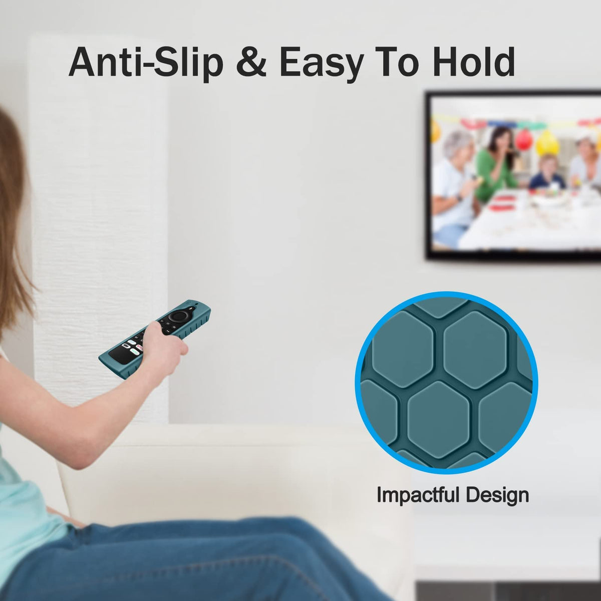 Silicone Case for Fire TV Alexa Voice Remote Enhanced H4832