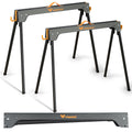 Heavy Duty Folding Saw Horses 2 Pack 2200 Lbs Load Capacity N45906