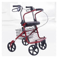 Upright Folding Rollator Walker with Seat P391