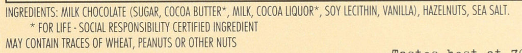 Hazelnut Milk Chocolate Bar 3.2 OZ H18308
