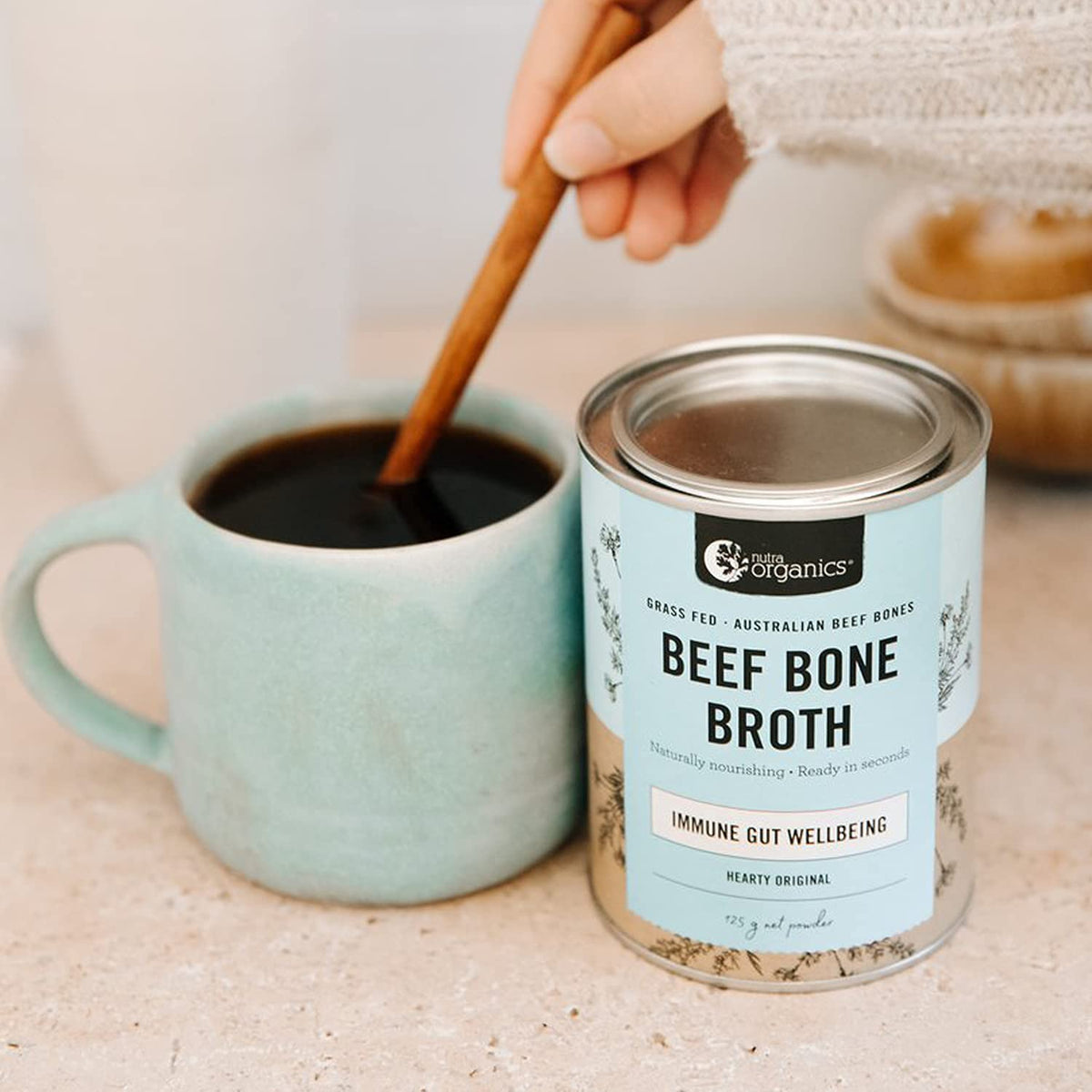 Beef Broth Low Sodium Powder 3.5oz H444