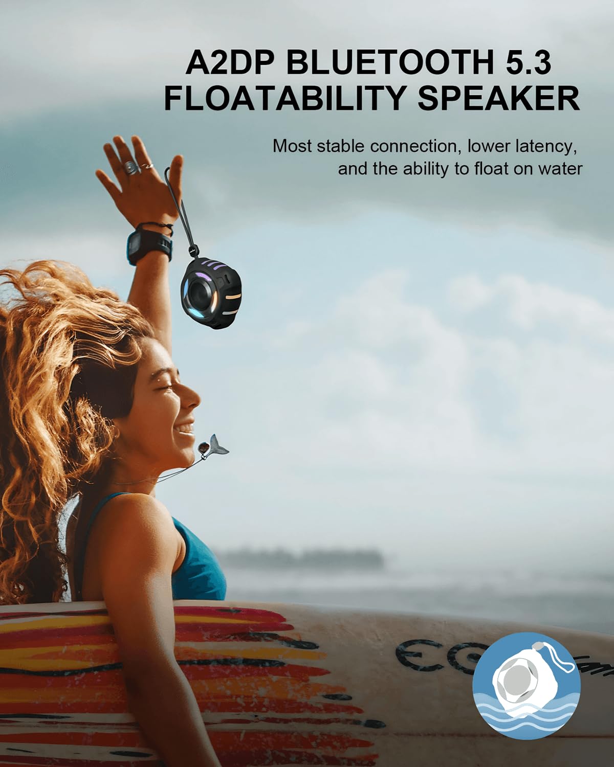 Portable IP67 Waterproof Shower Speaker H809