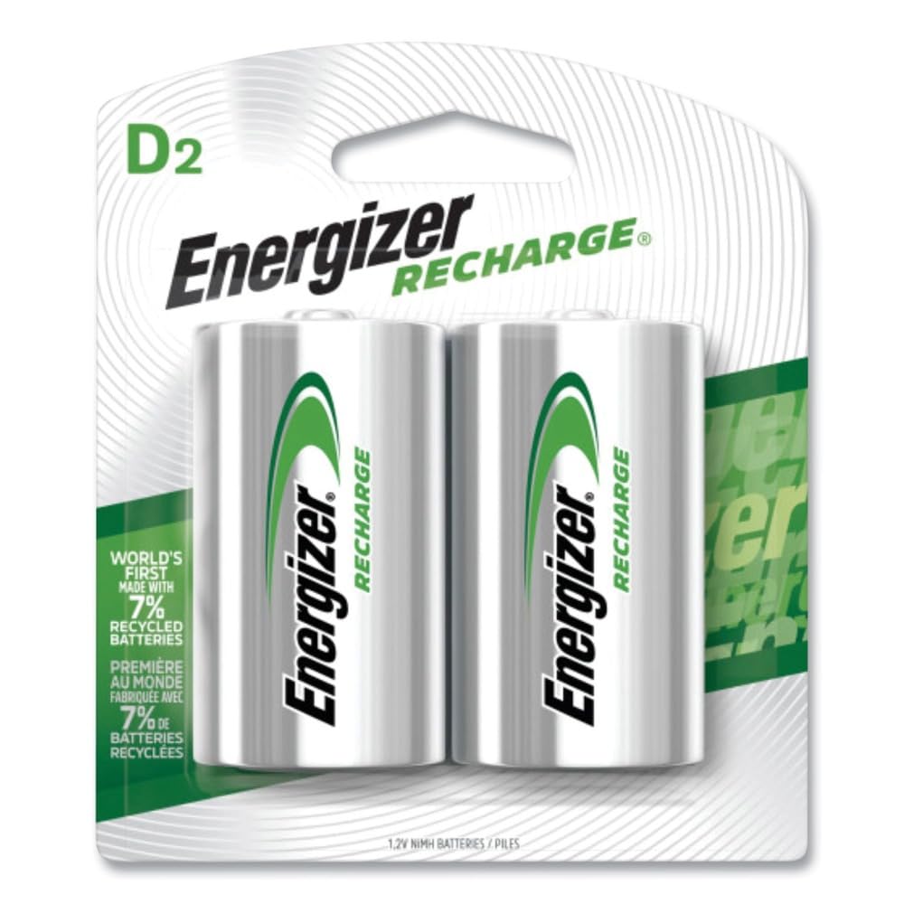 Rechargeable D Batteries 2-Count Pack of 2 A179098