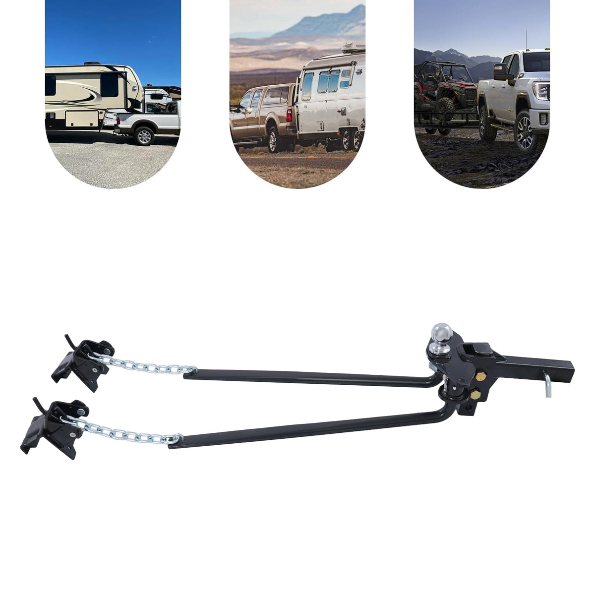 14000Lbs Weight Distribution Hitch with Sway Control S3213