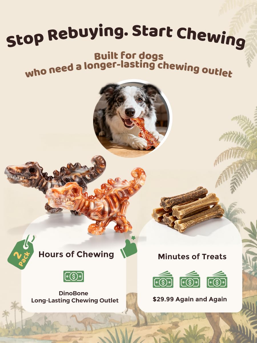 2-Pack Tough Dog Chew Toys F570