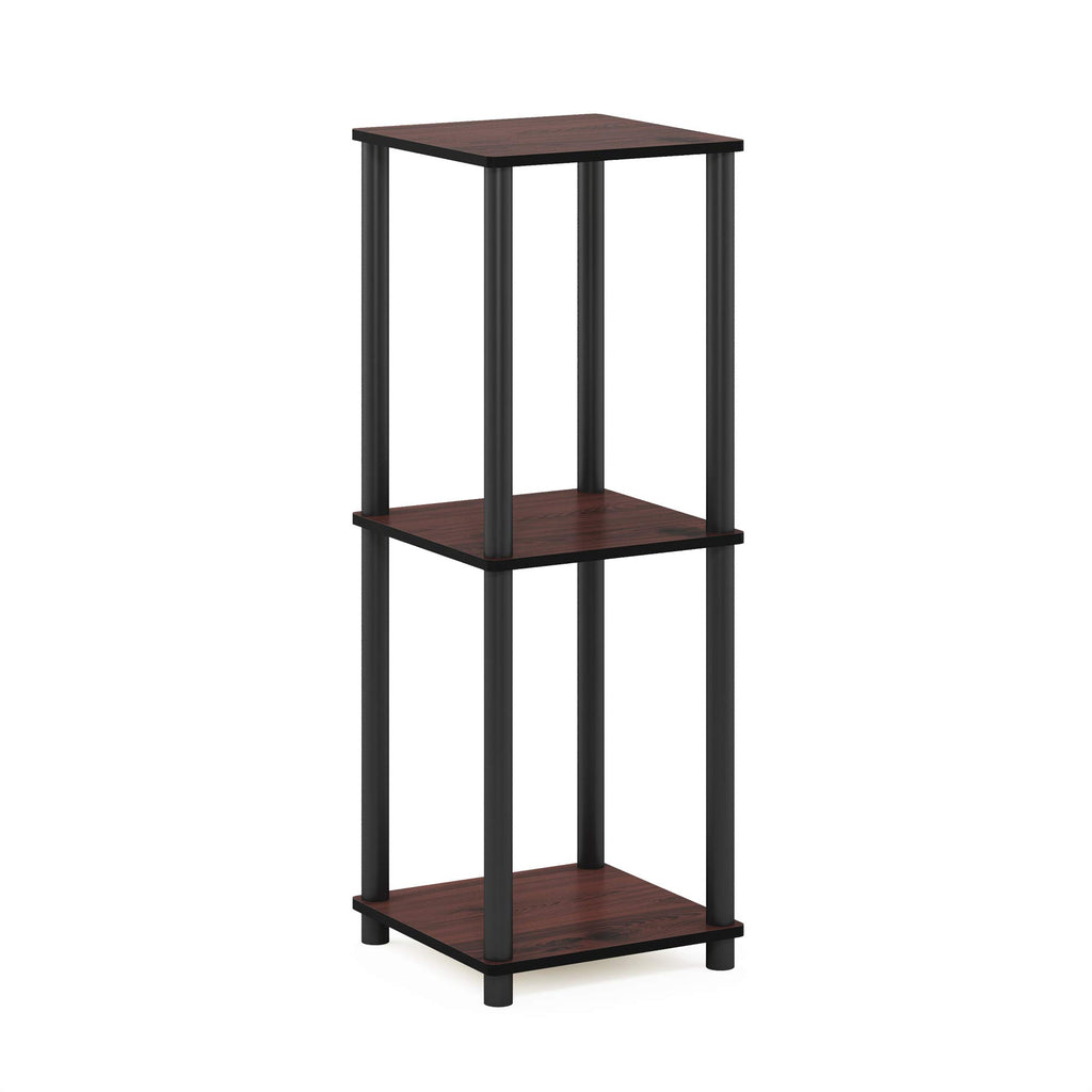 2-Tier Square Side Table Set of 2, Dark Cherry T415397