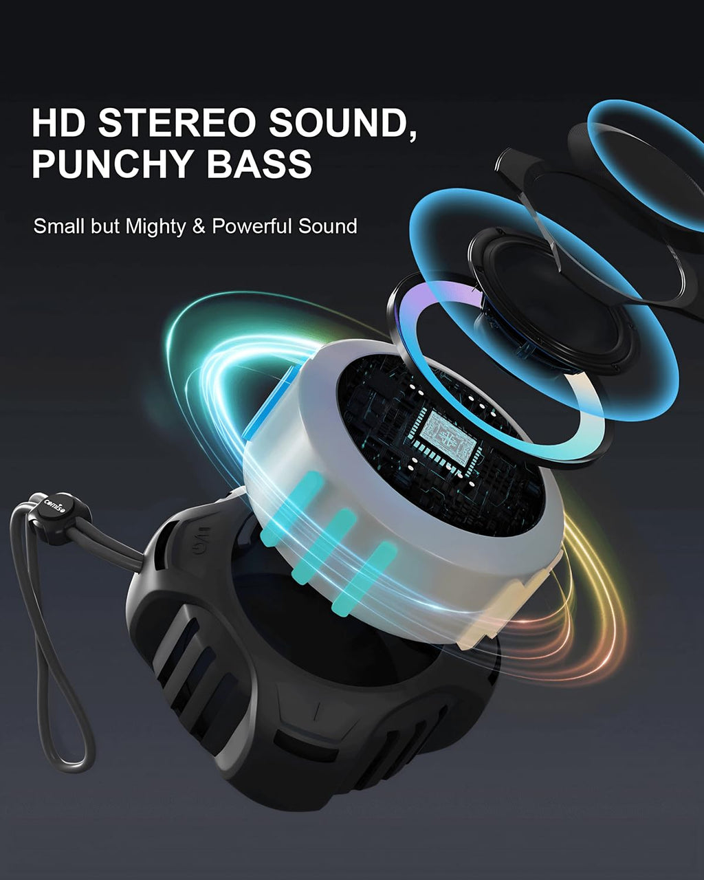 Portable IP67 Waterproof Shower Speaker H809