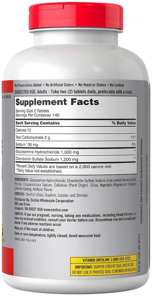 Glucosamine & Chondroitin 280 Tablets I405563
