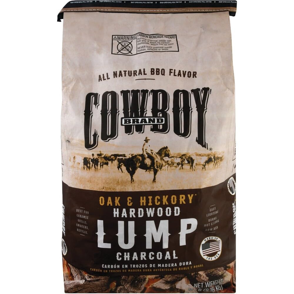 Hardwood Lump Charcoal, 18 lb K490257