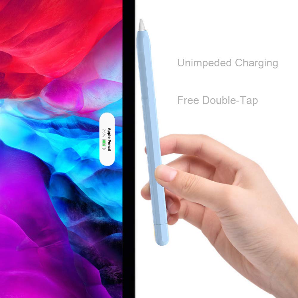 Blue Apple Pencil Case with Nib Cover L526