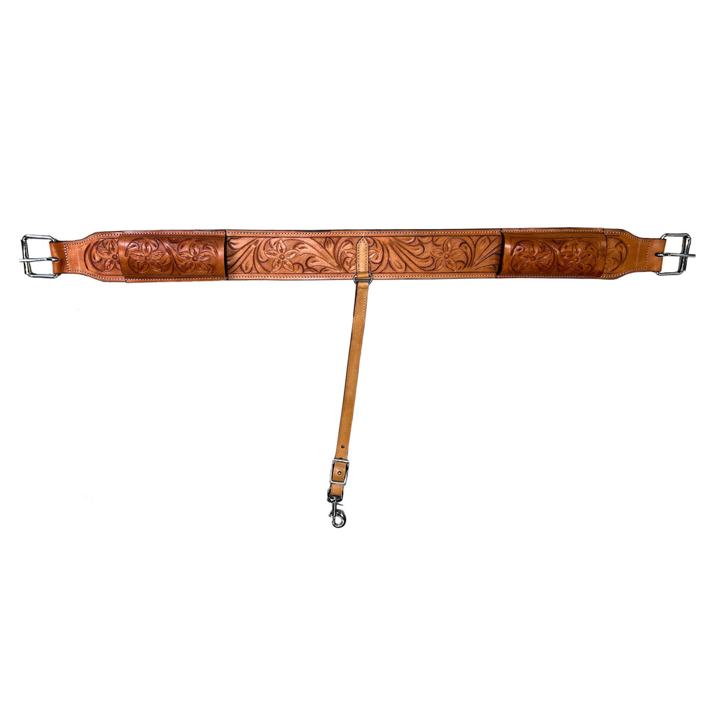 Western Leather Horse Saddle Girth Cinch Belt A156476