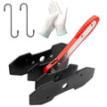 Brake Caliper Press Tool with 2 Caliper Hooks 2 Steel Plates and Gloves A820