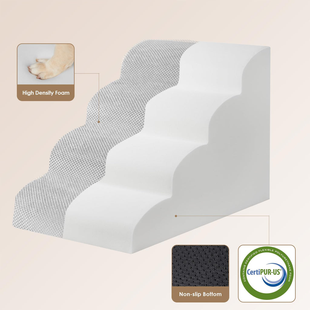 Curved Dog Stairs Ramp 4-Step W72446