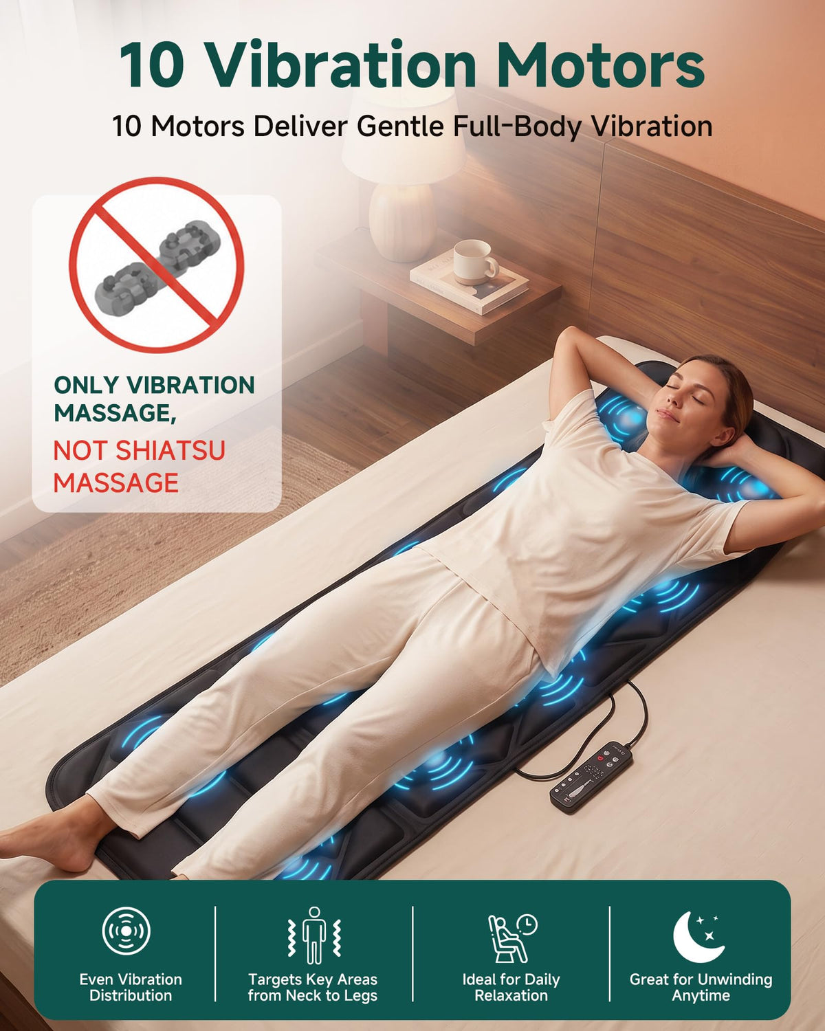 Full Body Massage Mat with Heat O518796