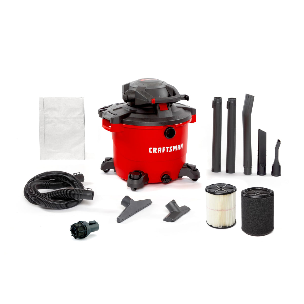 16 Gallon 6.5 Peak HP Wet Dry Vac with Detachable Blower X1990