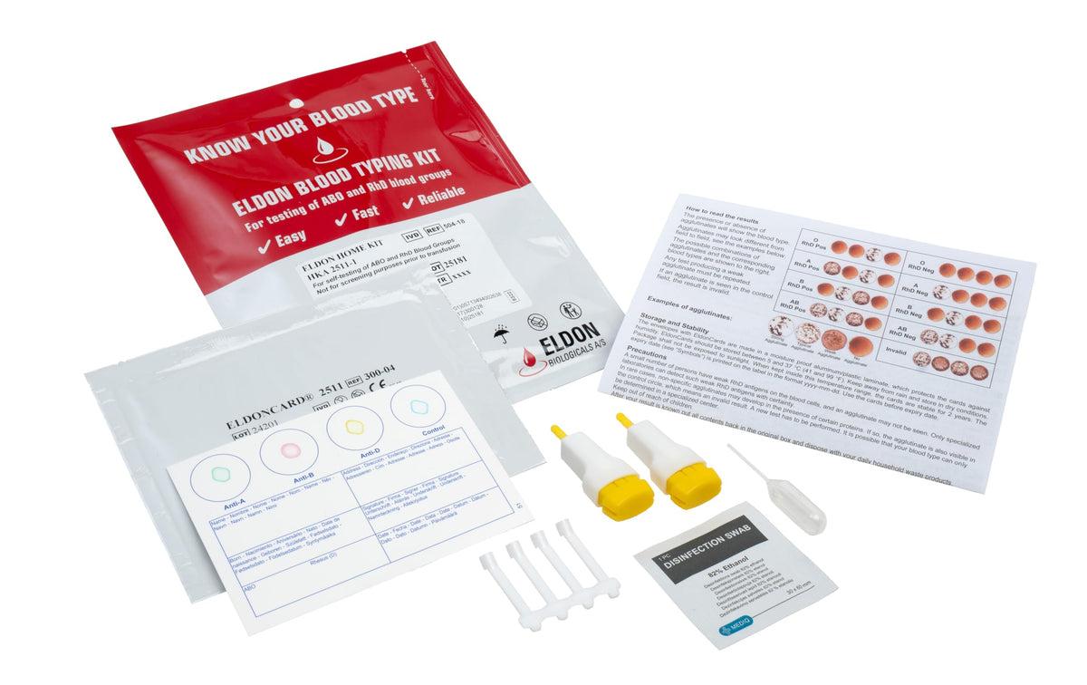 Blood Type Test 1 Pack E507345