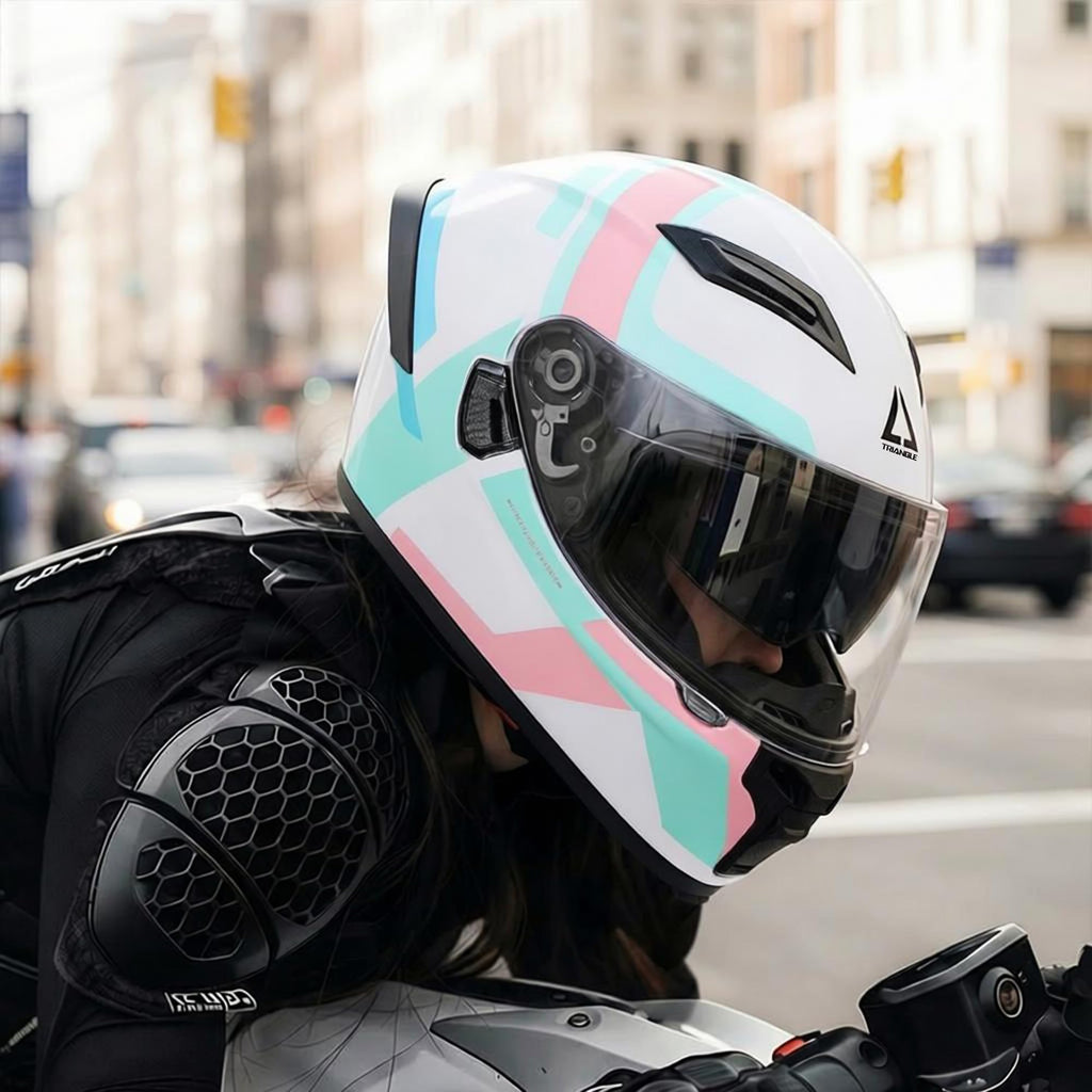 Full Face Motorcycle Helmet Dual Visor P624271