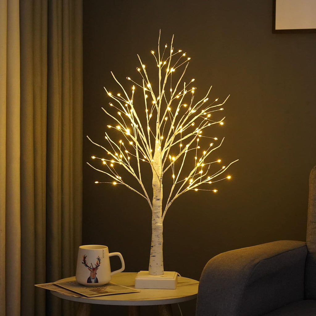 144 LED Birch Tree Lights with Remote Control V11925