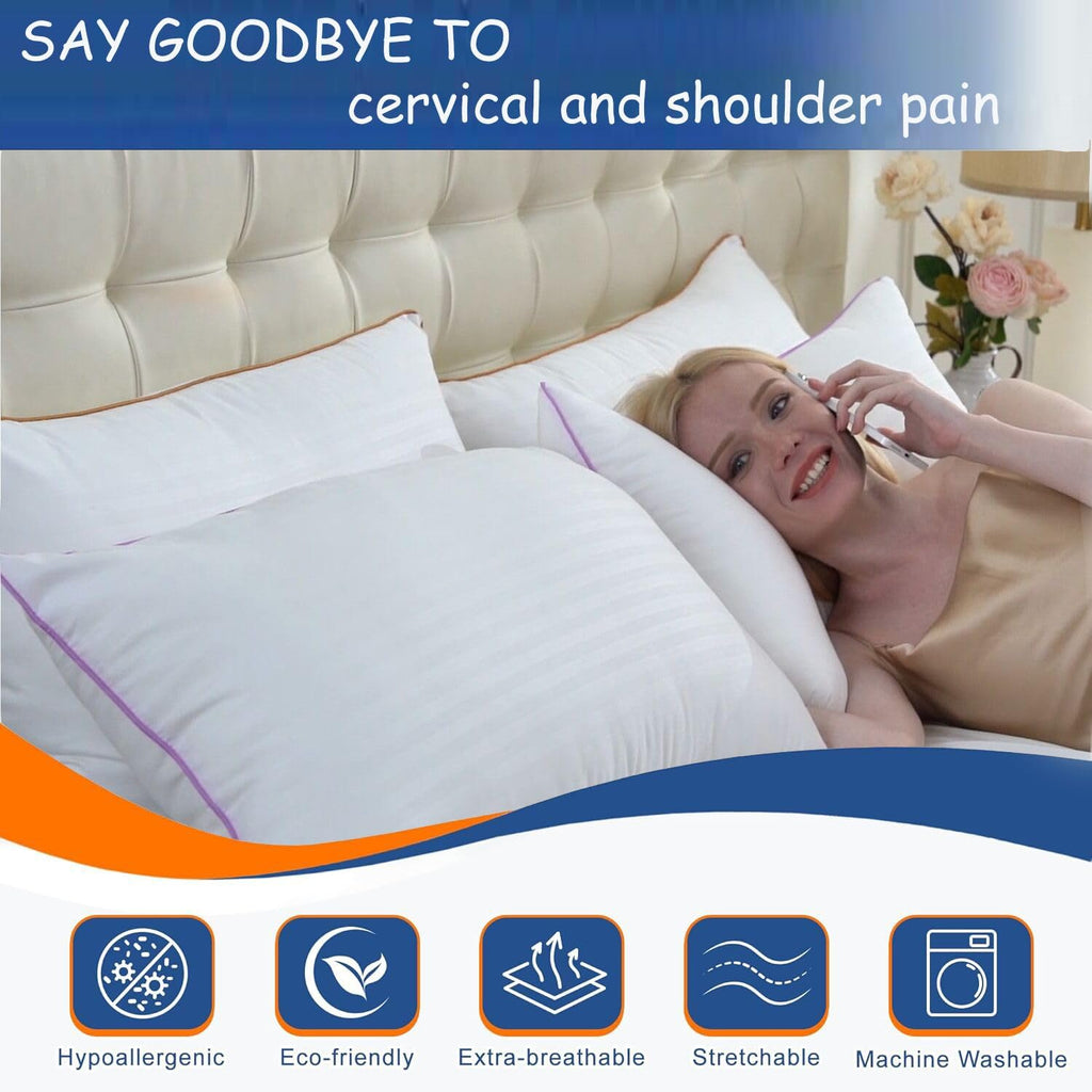 King Size Down Alternative Pillows Set of 2 X118