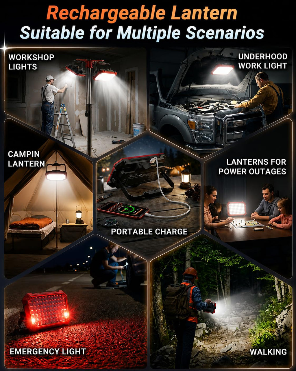 Portable LED Work Light J377