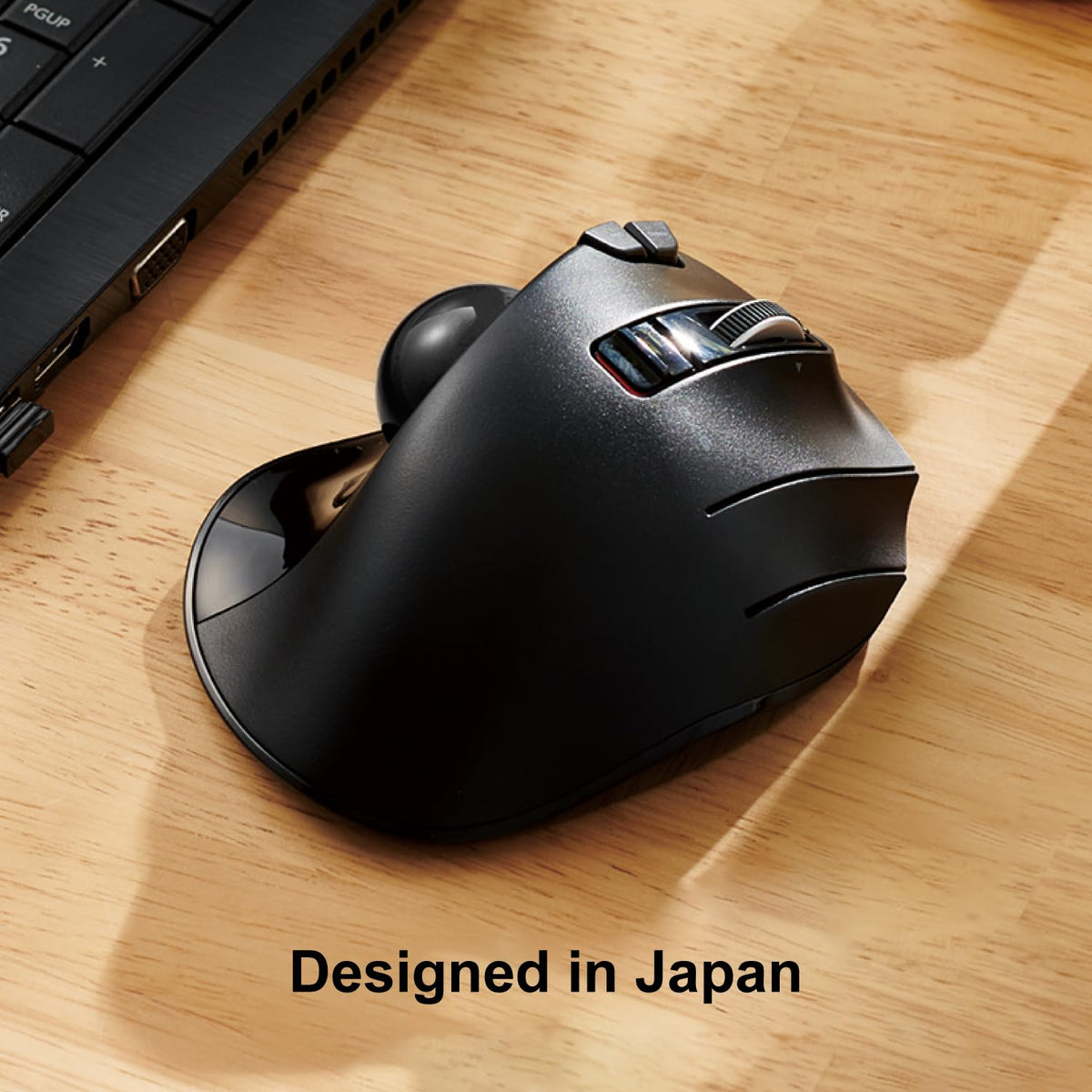 2.4GHz USB Wireless Ergonomic Trackball Mouse J606208
