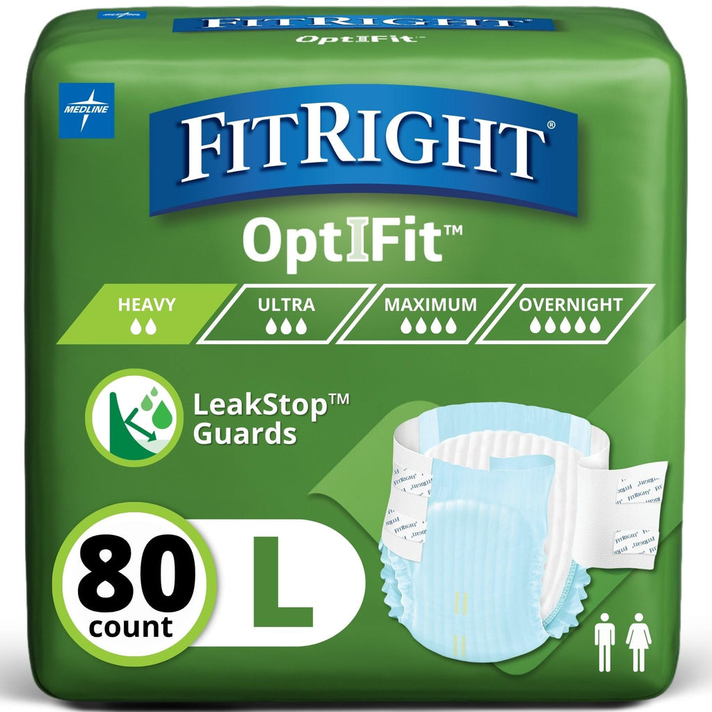 Adult Diapers Extra+ Heavy Absorbency L 80 Count M7923
