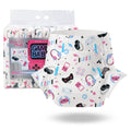Adult Diapers 10 Pieces Disposable Incontinence Briefs with Tabs Medium 28"-38" R18391