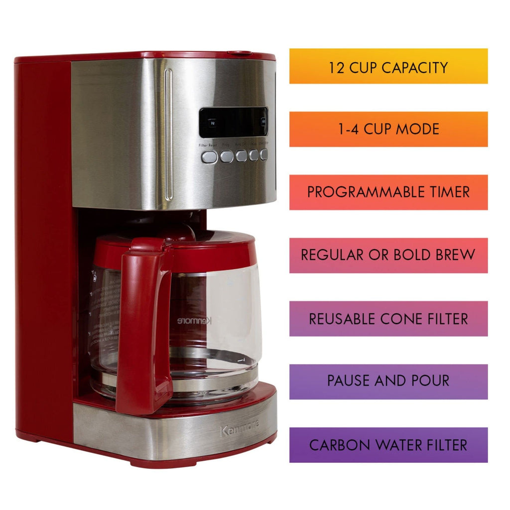 12 Cup Programmable Coffee Maker T34135