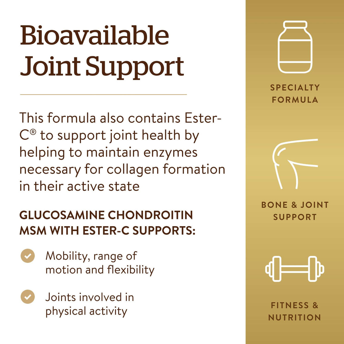 180 Tablets Glucosamine Chondroitin MSM S734