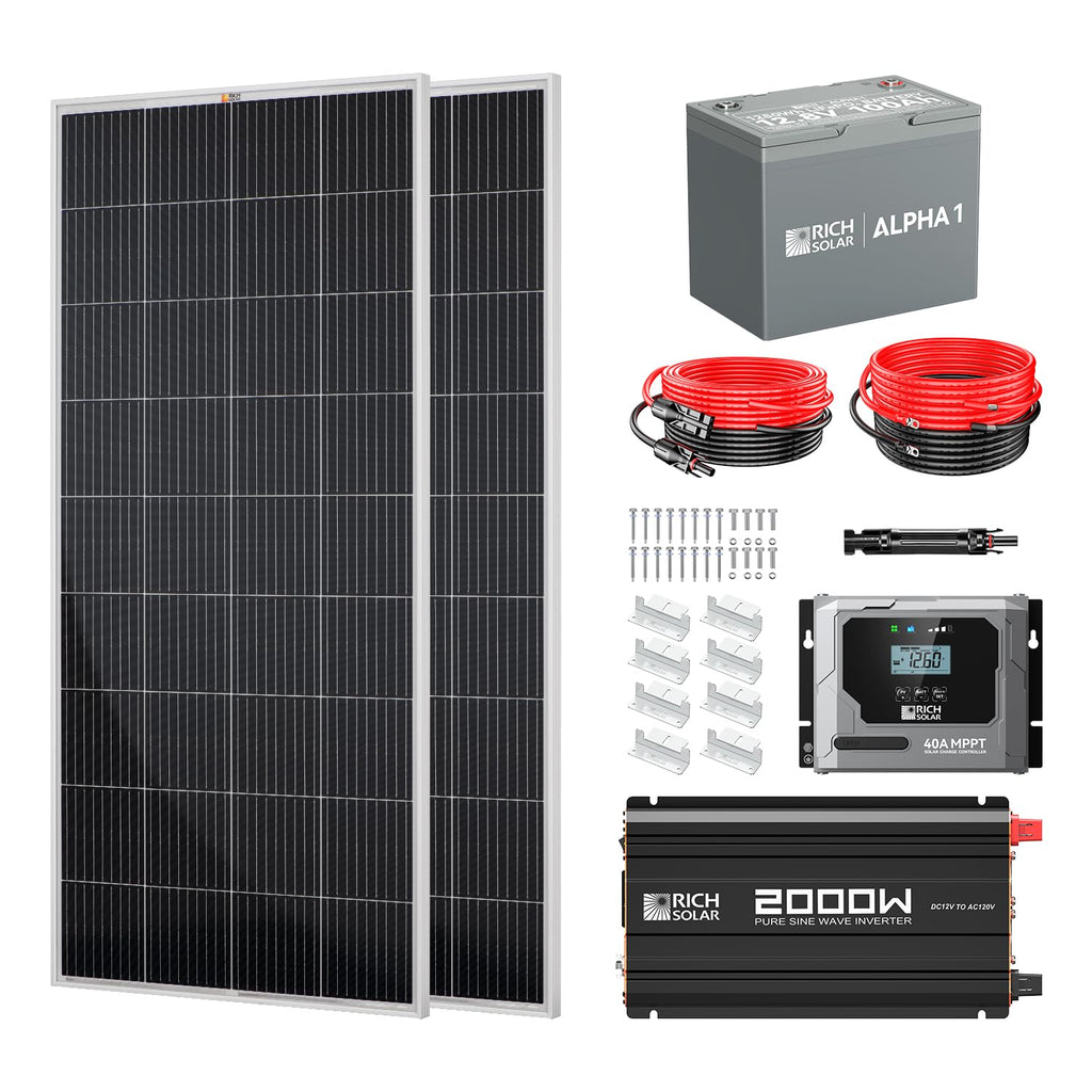 400 Watt Complete Solar Kit Y934980