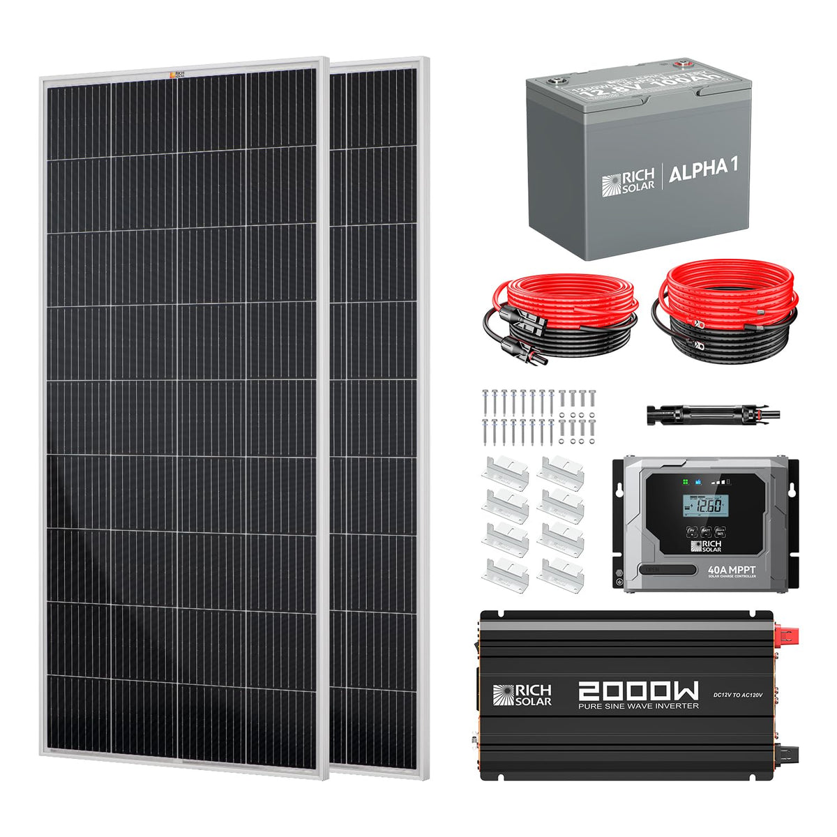 400 Watt Complete Solar Kit Y934980