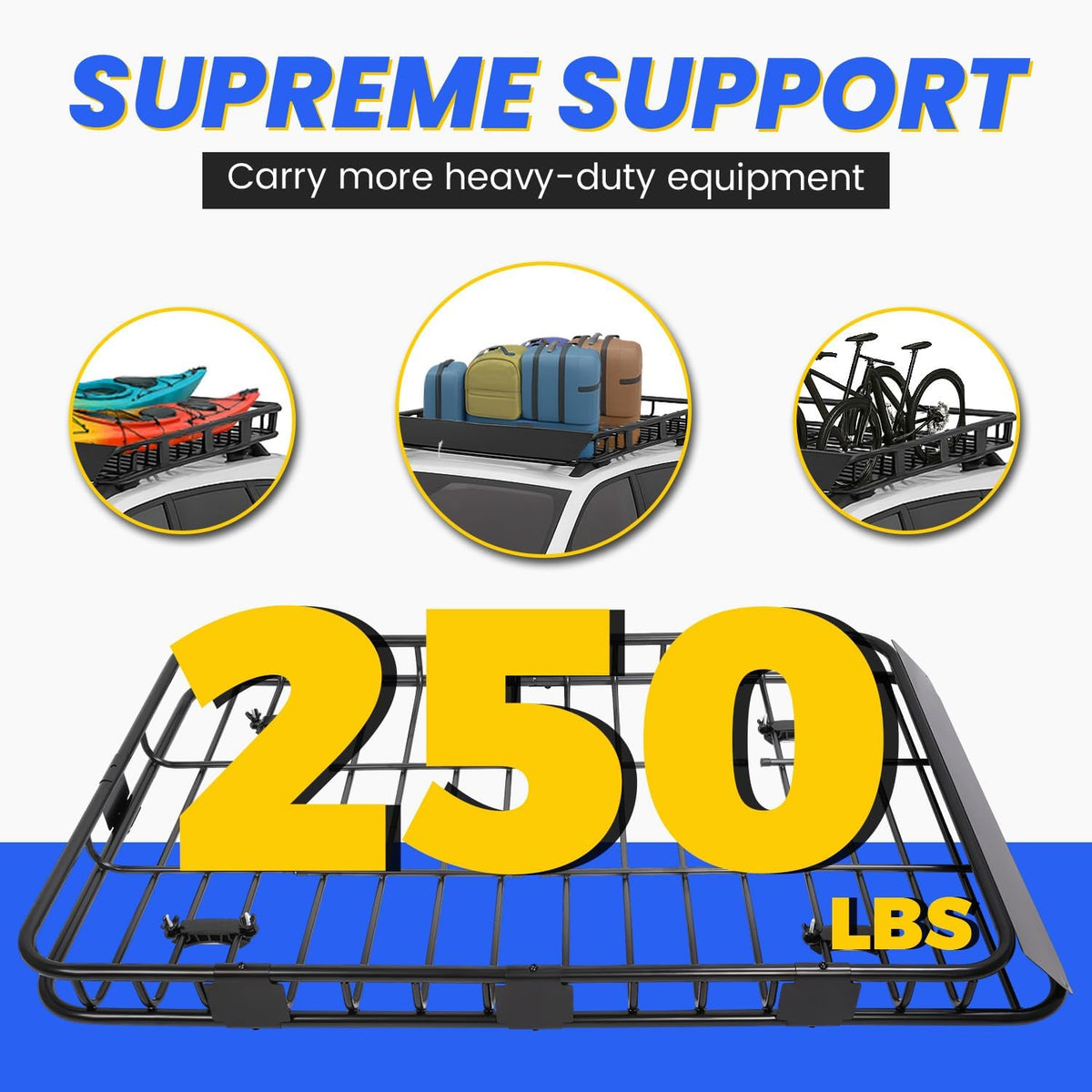 Adjustable Roof Rack Cargo Carrier G150733