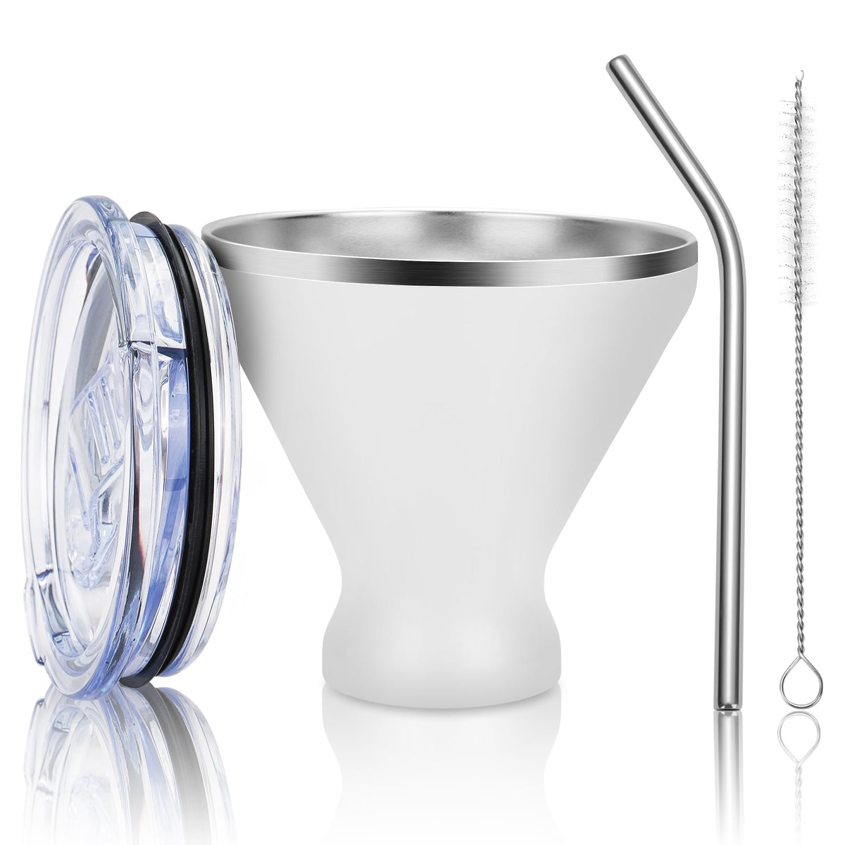 Stemless Insulated Martini Glass Set of 6 H36608