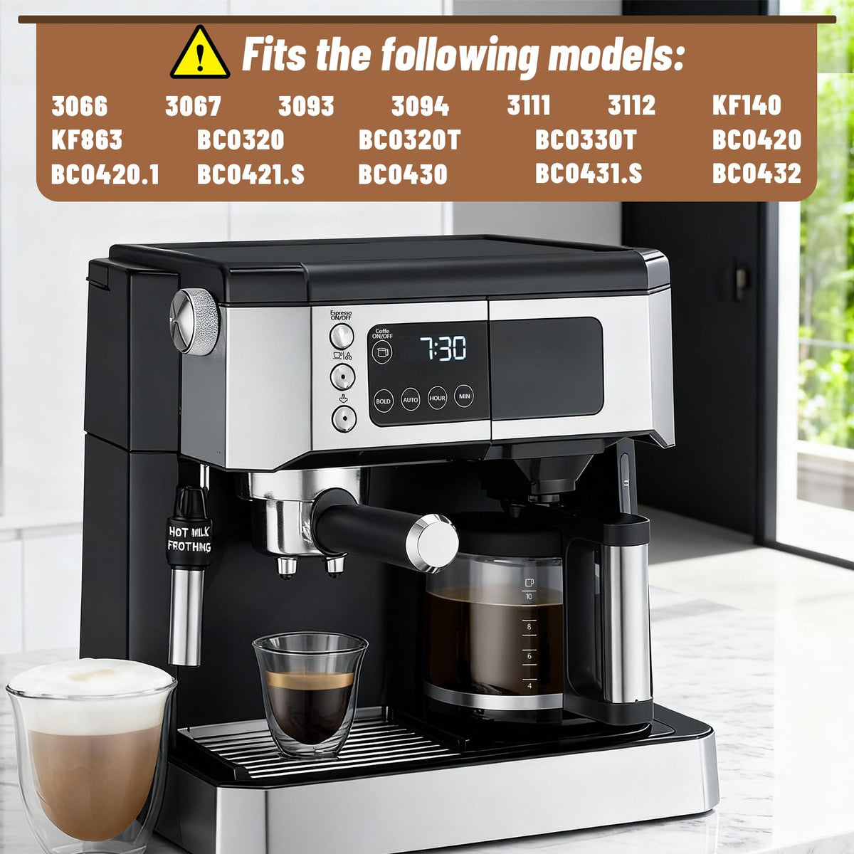 10-Cup Glass Coffee Pot Replacement K9617
