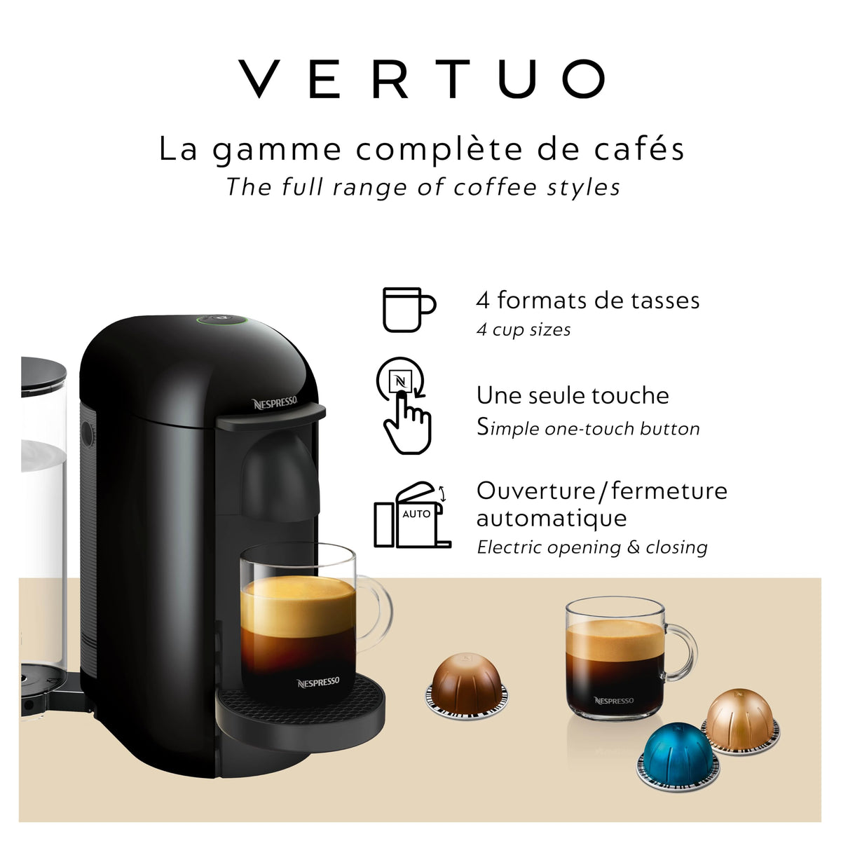 Ink Black Coffee and Espresso Maker J289