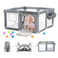 Foldable Baby Playpen with Mat F31797