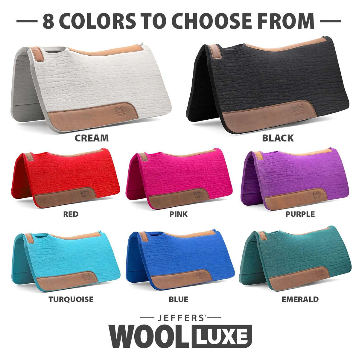 100% Wool Felt Saddle Pad C848